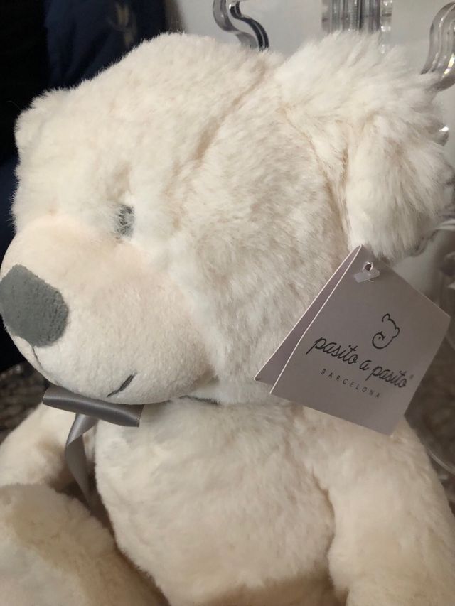 Peluche orsetto Pasito bianco
