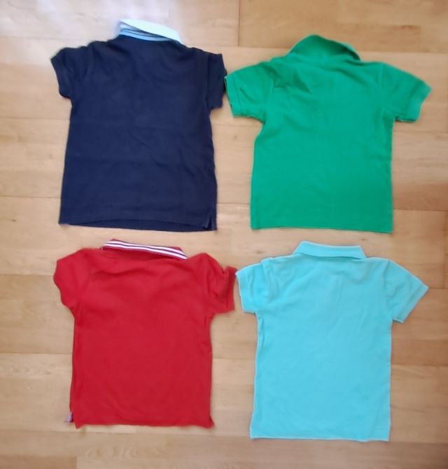 Lote de polos niño 4-5 años LOTE