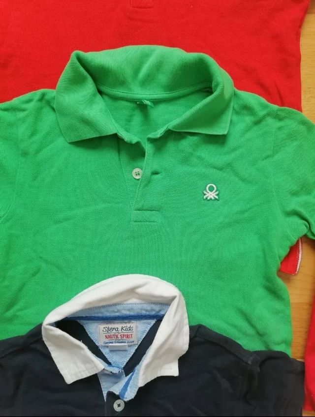 Lote de polos niño 4-5 años LOTE