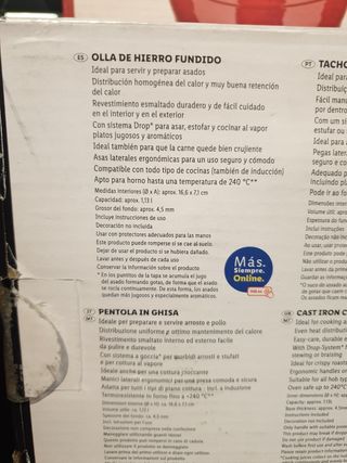 Olla hierro fundido 1,05 litros Ernesto