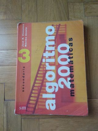 Libro Matemáticas 3 ESO. Algoritmo 2000 de