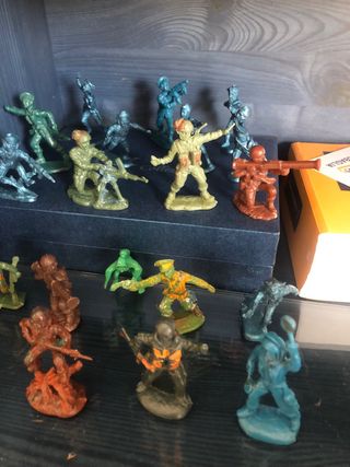 antichi Soldatini dipinti