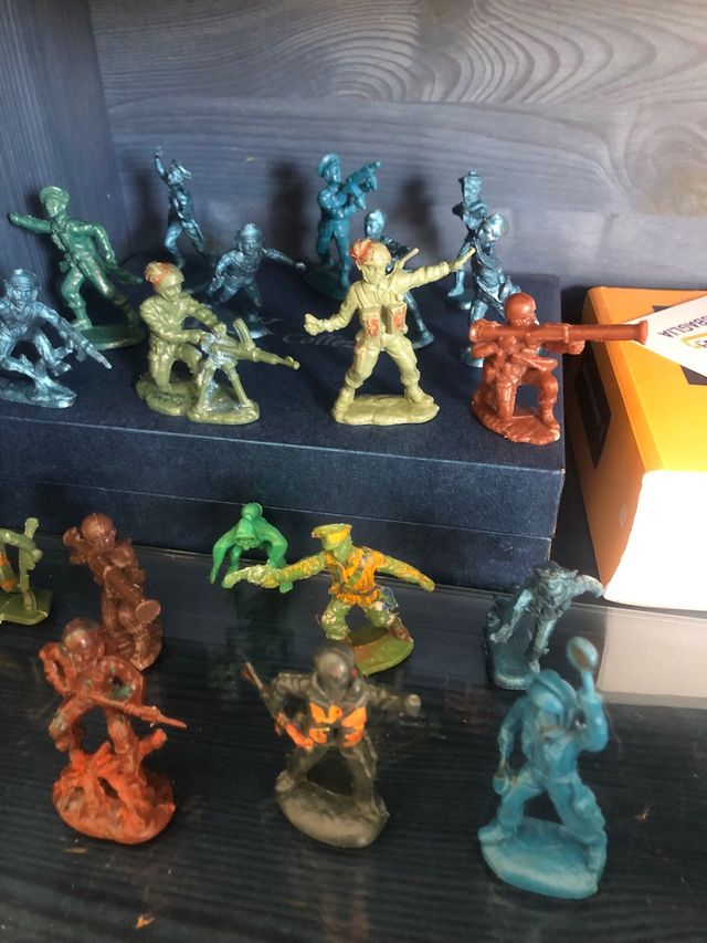 antichi Soldatini dipinti