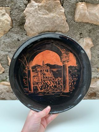Piatto ceramica noranco vintage 