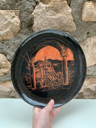 Piatto ceramica noranco vintage 