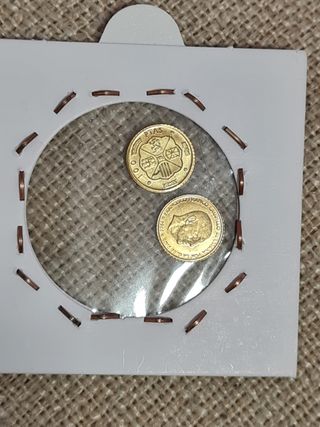 Monedas mini coin Franco 100 ptas