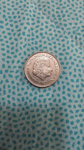 Moneta 1 gulden antille olandesi 1971