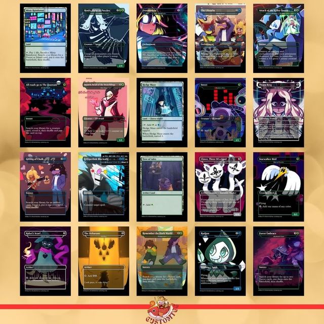 Deltarune Commander Deck X MTG personalizado mtg tcg