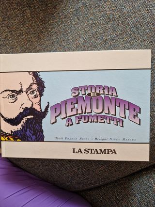 Libro "Storia del Piemonte a fumetti"