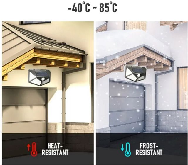 Lampara LED Solar Con Detector De Movimiento