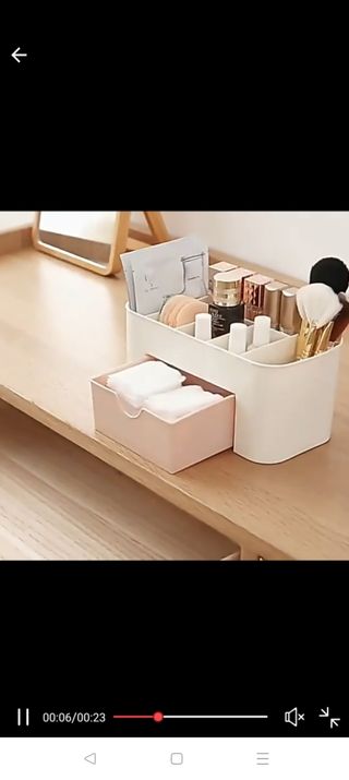 2 Organizador caja maquillaje