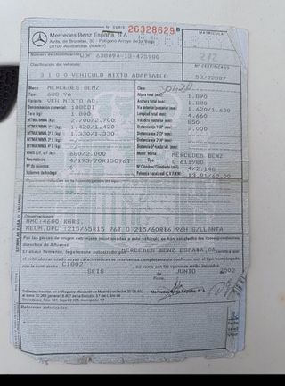 Alternador Mercedes vito