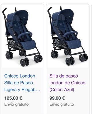 Silla paseo Chicco London REBAJADA