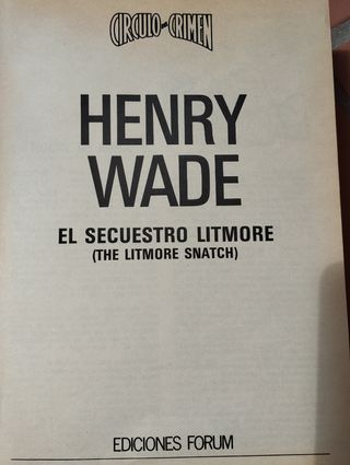 Novelas del circulo del crimen