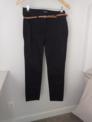 Pantalón de pinzas negro como nuevo 