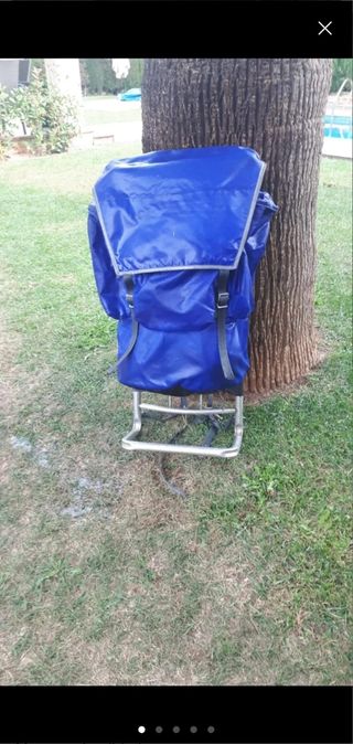 Mochila trekking y montaña con estructura aluminio