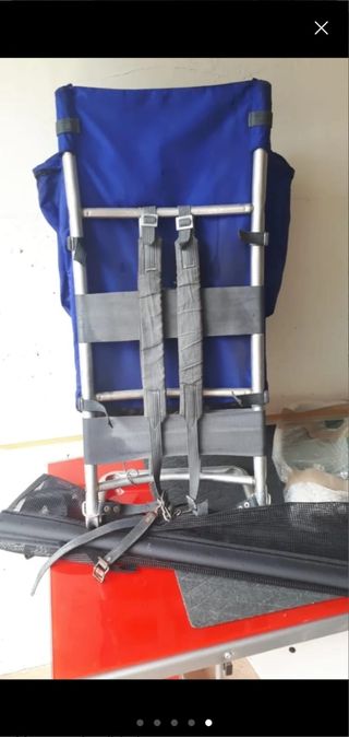 Mochila trekking y montaña con estructura aluminio
