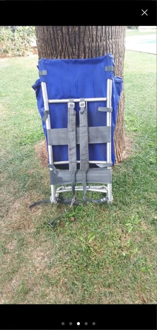 Mochila trekking y montaña con estructura aluminio