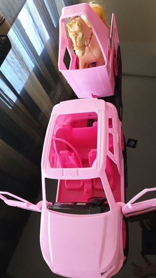 Coche y Caballo para muñeca tipo barbie