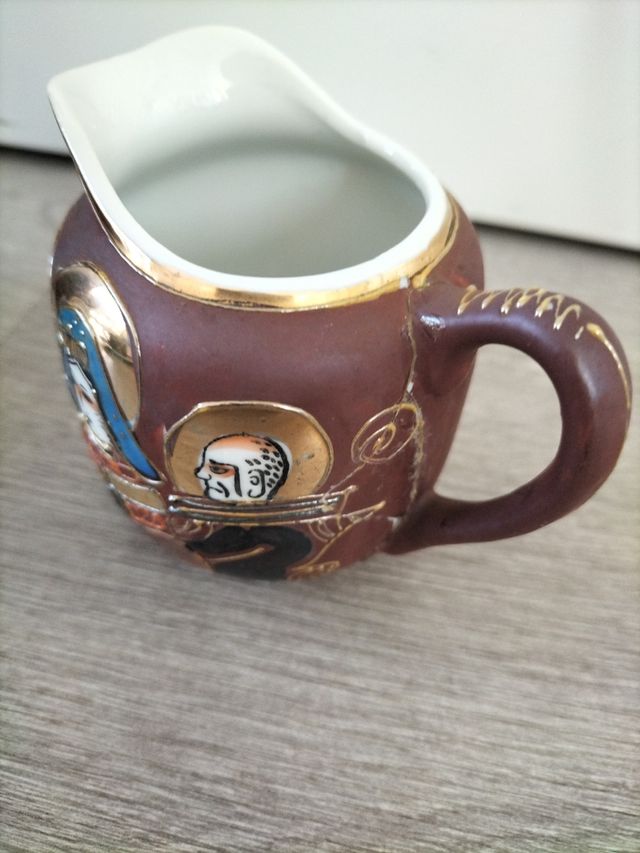 Juego porcelana japonesa dioses antigua