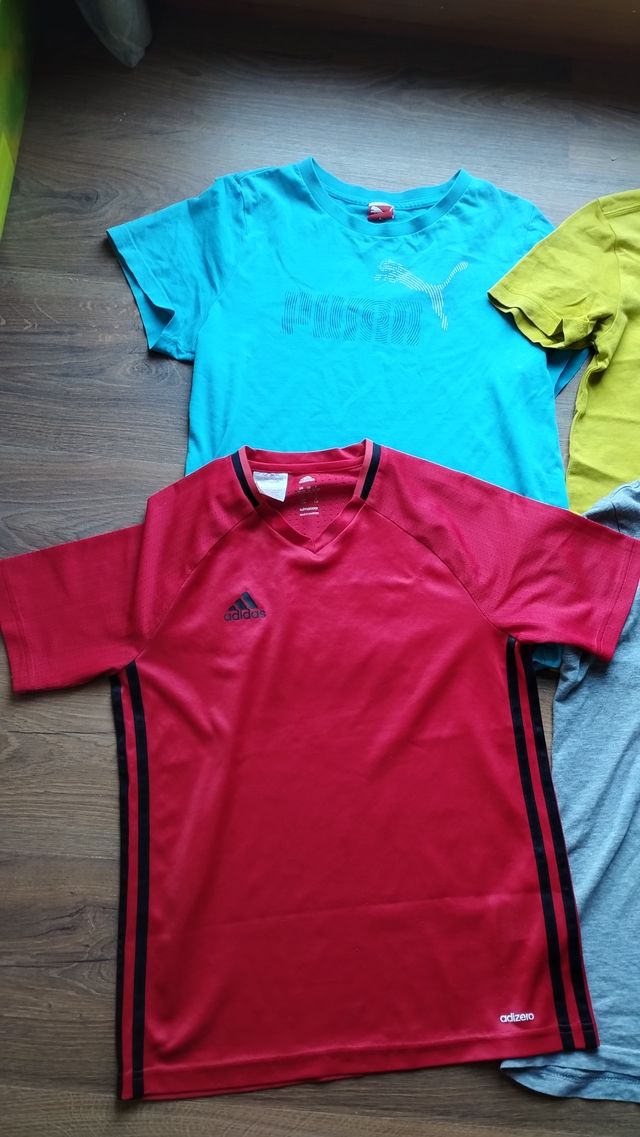 4 Camisetas Adidas y Puma