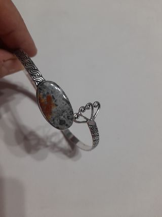 Pulsera plata jaspe NUEVA!