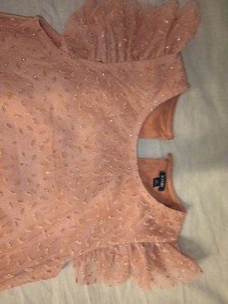 Vestido niña plumeti 