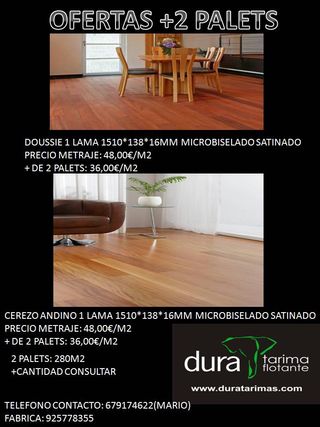 Tarima roble espiga o punta hungria con barniz