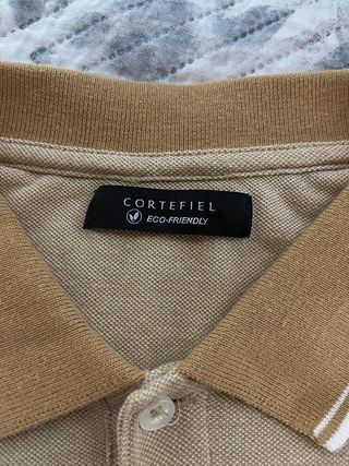 🌼ELEGANTE Polo marrón claro, Cortefiel. XL 😊