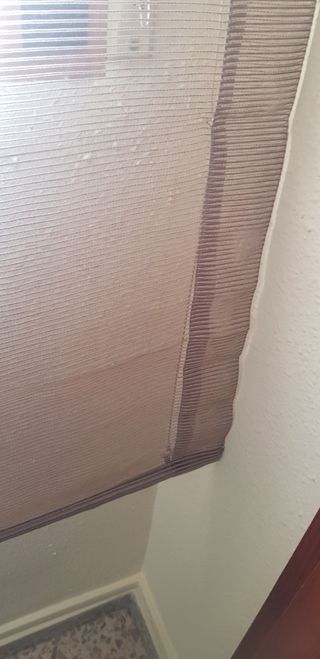 Estor plegable marrón