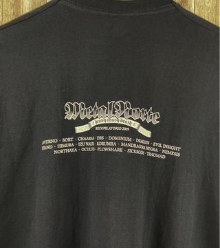 🤘Camiseta negra Heavy Metalnorte, 2009. 💀