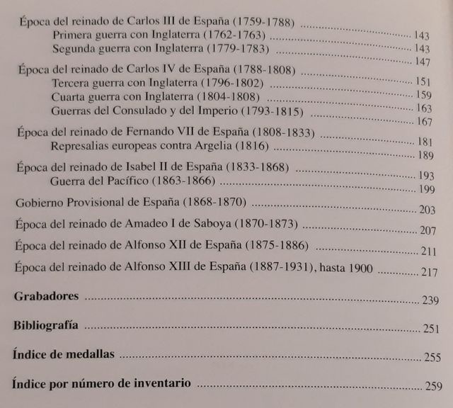 CATÁLOGO DE MEDALLAS HISTÓRICAS MUSEO NAVAL MADRID