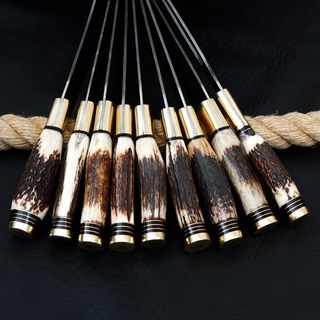 Set coltelli cucina/cuoco fatto a mano