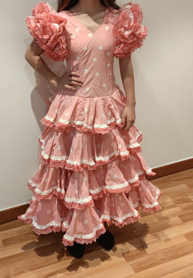 Traje de flamenca. Talla S