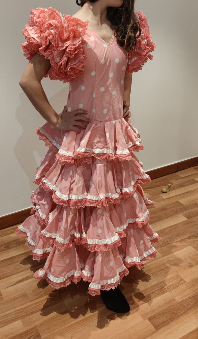 Traje de flamenca. Talla S