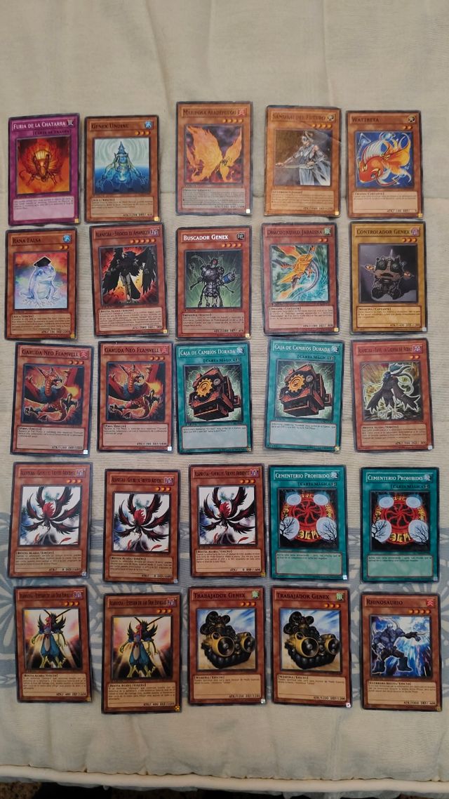 Lote 25 Cartas Yu-Gi-Oh!
