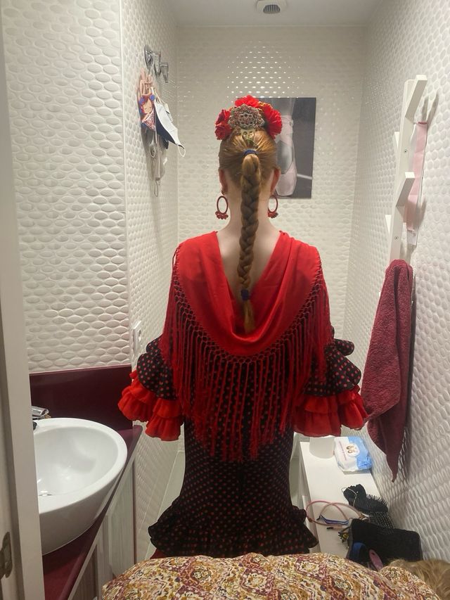 Traje de flamenca talla 34