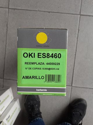 Toner oki  es8460 amarillo