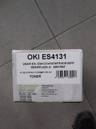 Toner oki es4131 negro