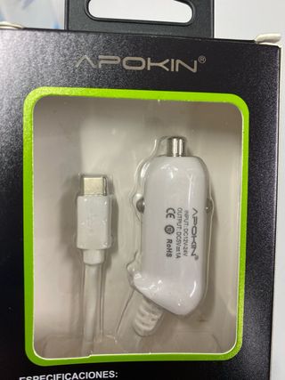 Cargador de coche Apokin type C