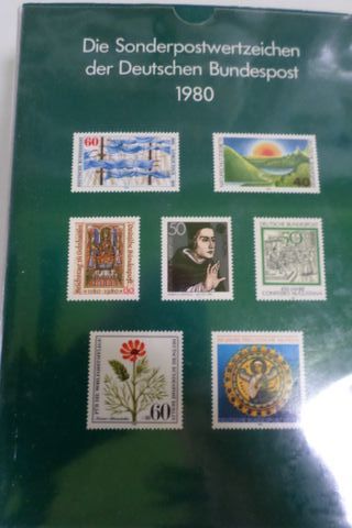 ALEMANIA FEDERAL. SELLOS EMITIDOS EN 1980.