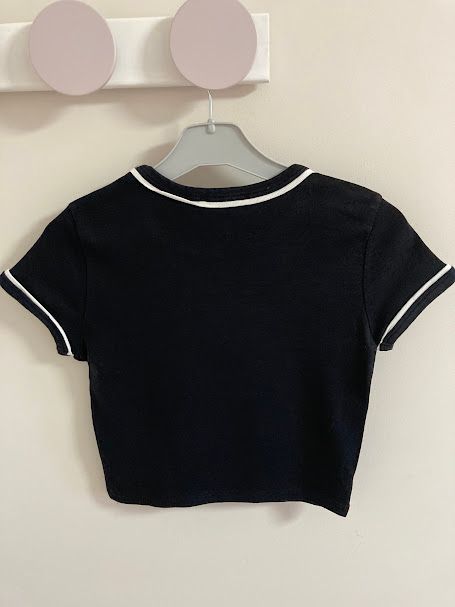 Camiseta manga corta negra luna