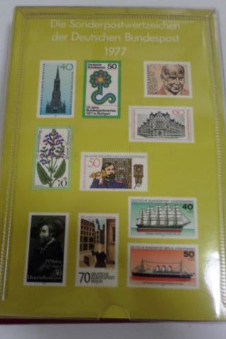 ALEMANIA FEDERAL. SELLOS EMITIDOS EN 1977.