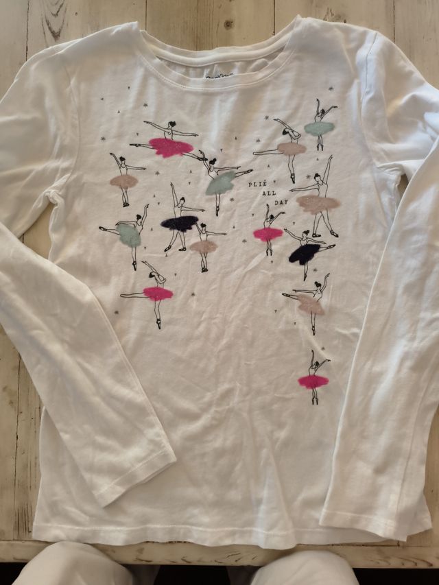 Camiseta manga larga GAP con bailarinas