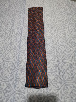 Cravatta vintage uomo taglio quadrato Rooster