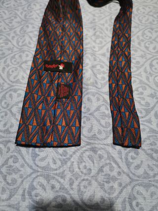 Cravatta vintage uomo taglio quadrato Rooster