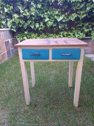 Mesa,cocina,vintage,antigua