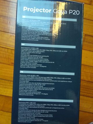 Proyector P 20 GOYA Prixton