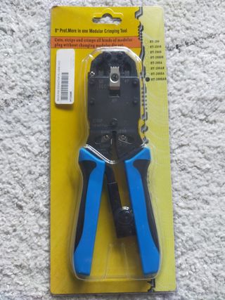 Crimpadora Alicate RJ 4/6/8 Vias