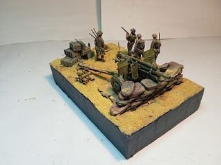 MAQUETA -DIORAMA-MONTECASSINO 1944